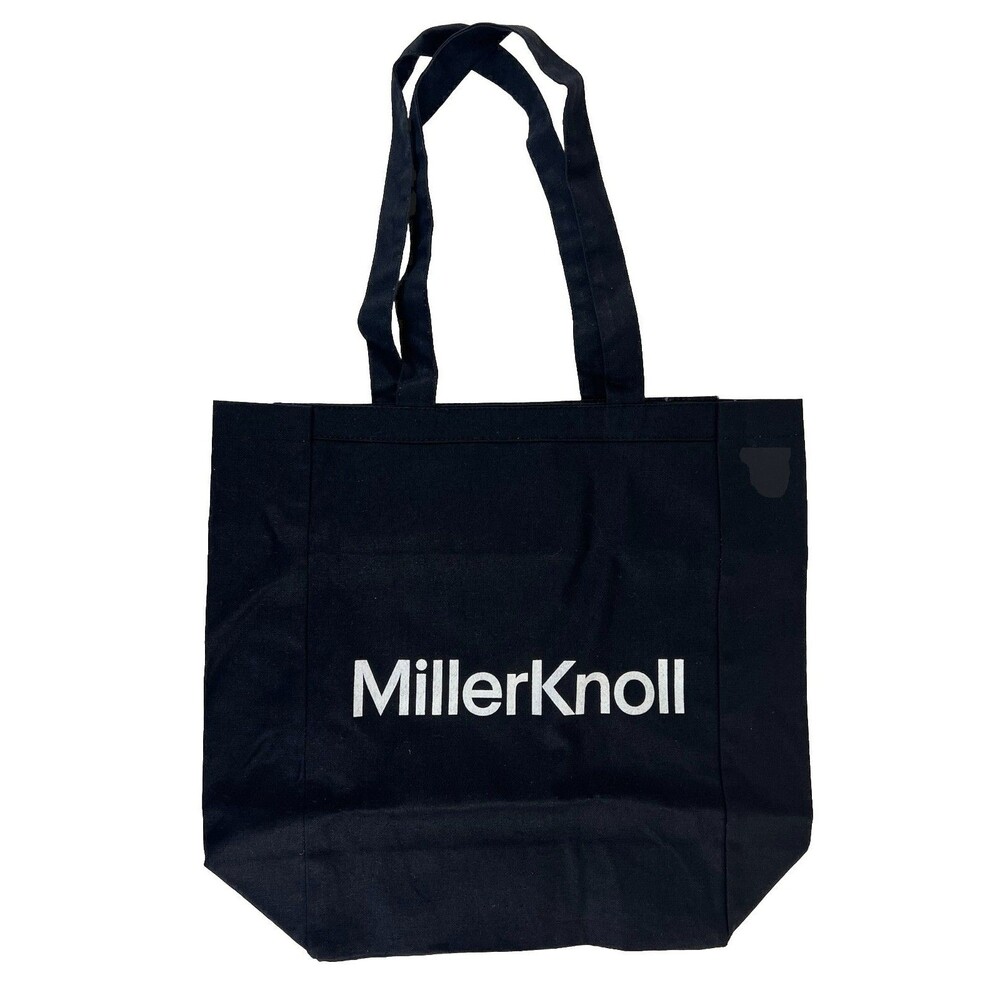 Knoll Herman Miller Knoll Black Tote Canvas Bag Furniture Designer Tote Bag
